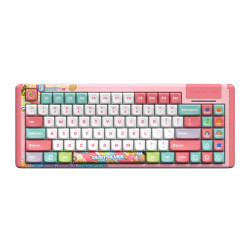 DUSTSILVER D84 DUSTSILVER KAWAII BUNNY WIRELESS MECHANICAL KEYBOARD