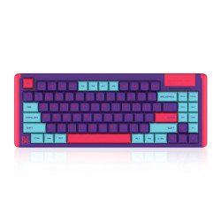 DUSTSILVER CYBERPUNK COOL PURPLE HOTSWAP BACKLIT WIRELESS MECHANICAL KEYBOARD