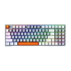 MACHENIKE K500-B94W TRI-MODE HOTSWAPPABLE PBT KEYCAP RGB WIRELESS GREY