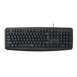 RAPOO NK2600 WIRED SPILL-RESISTANT USB KEYBOARD-BLACK