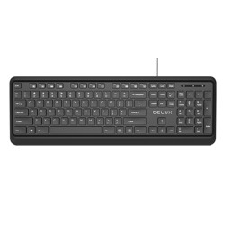 DELUX KA190U WIRED MULTIMEDIA KEYBOARD