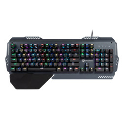 MeeTion MT-MK20 Full Key Anti-Ghosting Metal Mechanical Gaming Keyboard (Grey)