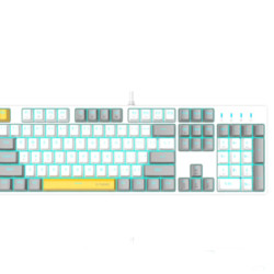 E-YOOSO Z14 HOTSWAPPABLE MECHANICAL KEYBOARD (WHITE)