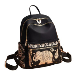 Nylon Multilayer Crossbody And Shoulder School Bag For Women - Multicolor - B-B10