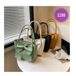 Faux Leather Shoulder Bag For Women - Multicolor