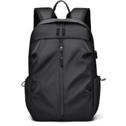 Polyamide Business Casual Anti-Theft Laptop Bag - Black