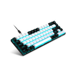 HXSJ V800 SINGLE BACKLIT HOTSWAPPABLE MECHANICAL KEYBOARD BLUE SWITCH