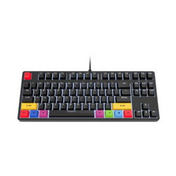 HXSJ L600 87 KEYS TWO-COLOR INJECTION KEYCAP WHITE BACKLIGHT DETACHABLE TYPE-C CABLE