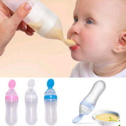 Silicone Baby Food Dispensing Spoon & Feeder