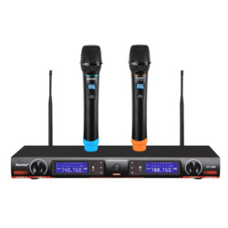 HTDZ HT-66B UHF Wireless System Microphone (1 Hand + 1 Tie Or 2 Hand)