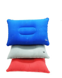 Inflatable Soft Neck Travelling Pillow - Blue - 230827802