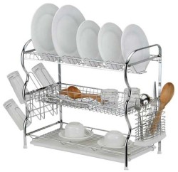 Stainless steel 3 lair dish rack-2603