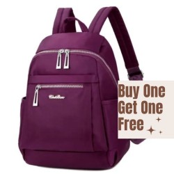 Buy 1 Nylon Backpack Durable Waterproof Casual Shoulder Bag Get 1 Free