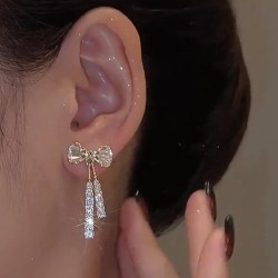 Diamond Dangle Earring