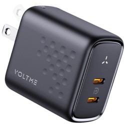 VOLTME Revo 45 Duo 45W 2-in-1 Type-C & USB-A Fast Charging Adapter - Black