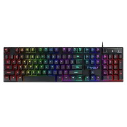 T-Wolf T20 Wired RGB Gaming Keyboard